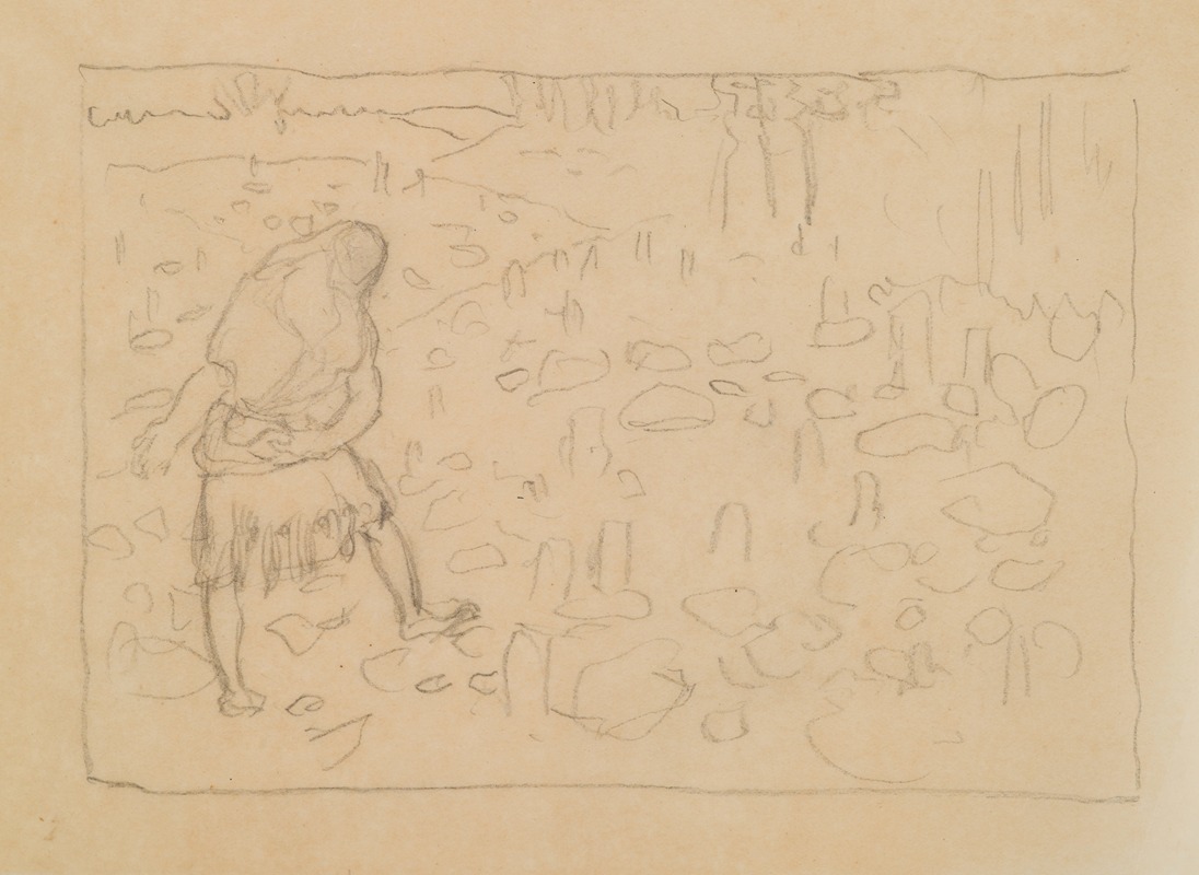 The Great Kalevala; Poem II,sketch by Аксели Галлен-Каллела, 1925 — digital art print download