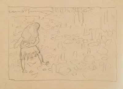 The Great Kalevala; Poem II,sketch by Аксели Галлен-Каллела, 1925 — digital art print download