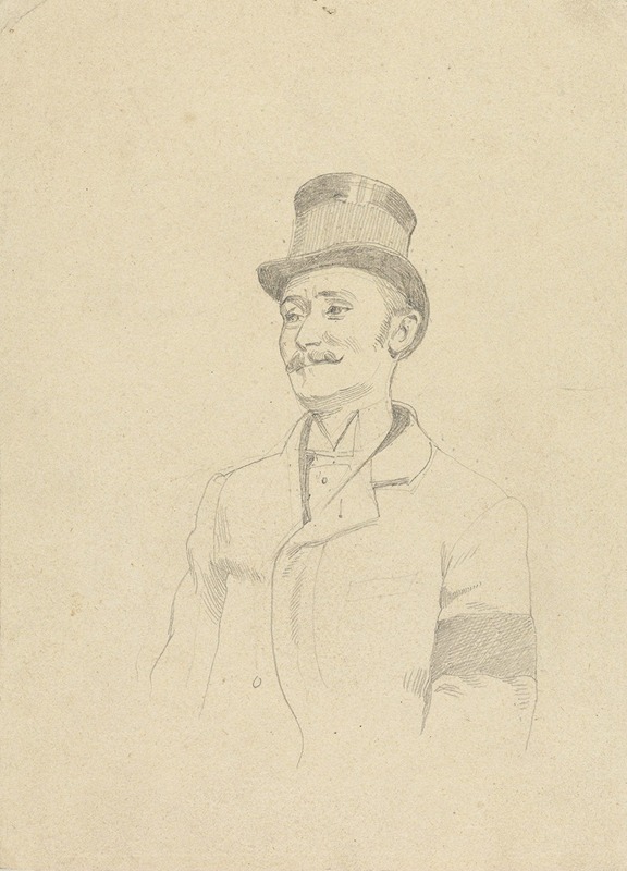 Fabrikkeier Schøning by Кристиан Крох, 1895 — digital art print download
