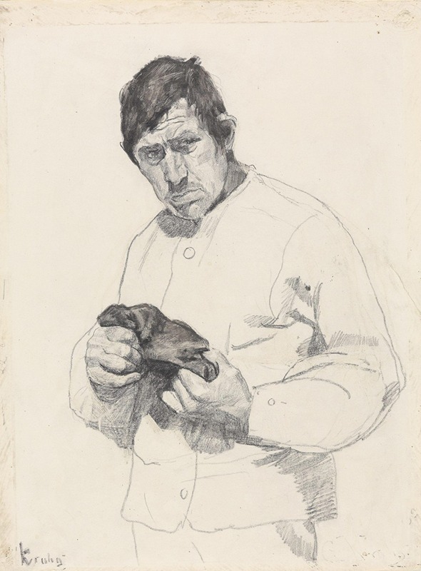 Straffange i forhør by Christian Krohg — digital art print download