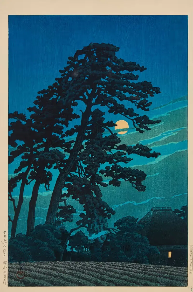 Луна в Магоме — Кавасе Хасуи