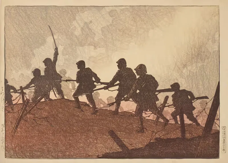 Нападение by Кавасе Хасуи, 1937 — digital art print download