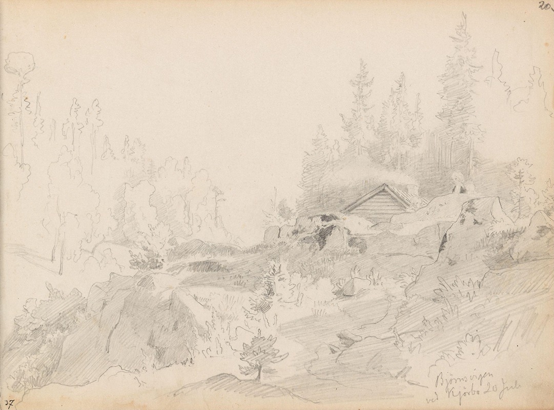 Bjørnsvika ved Kjørbo — Ханс Гуде