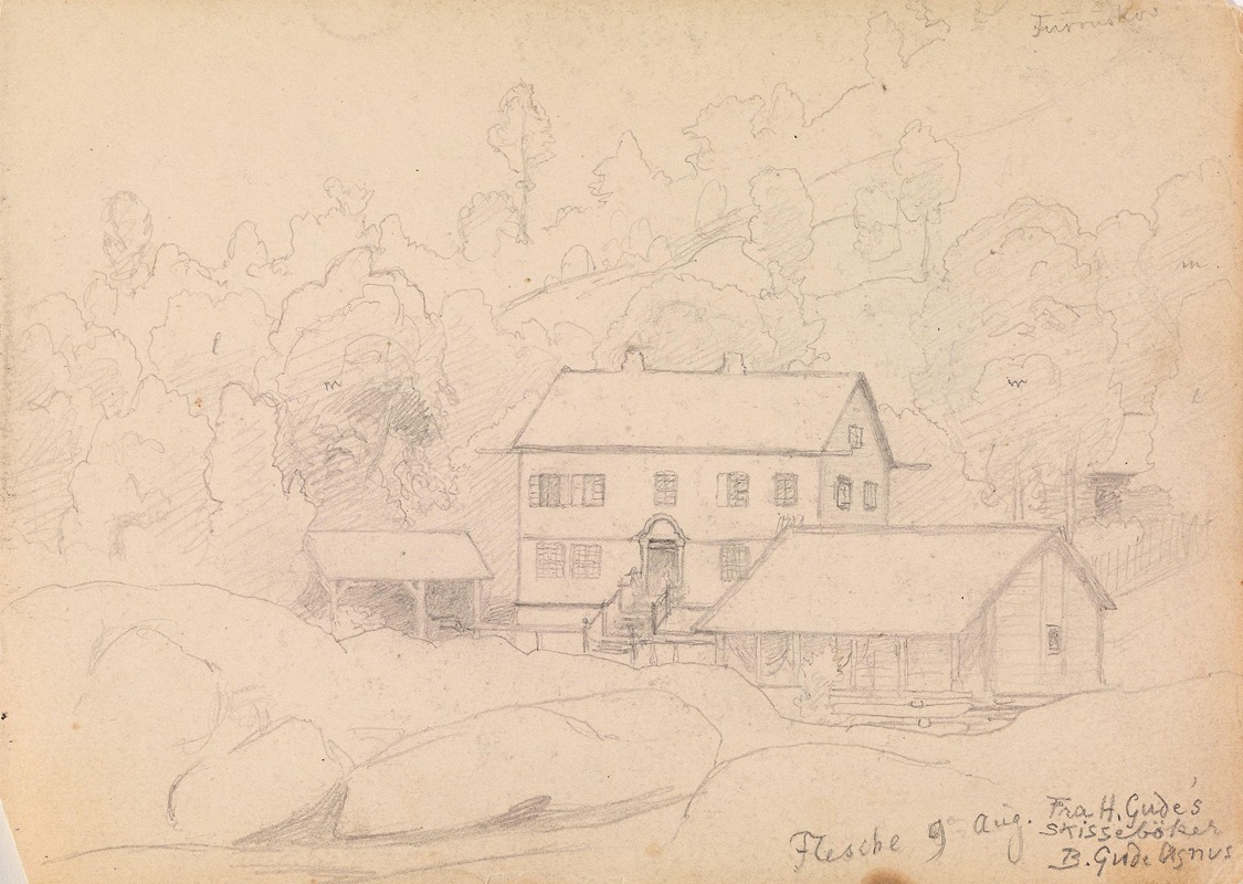Flesje gård, Balestrand — Ханс Гуде