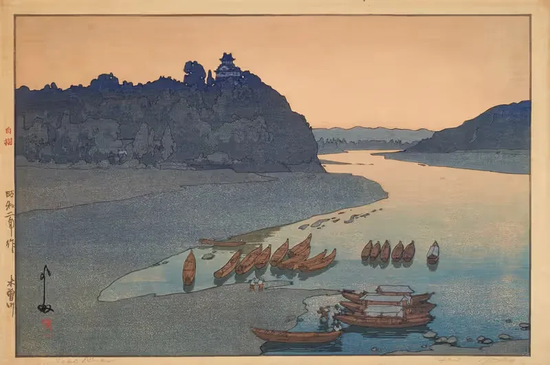Кисогава (река Кисо) by Ёсита Хироши, 1927 — digital art print download