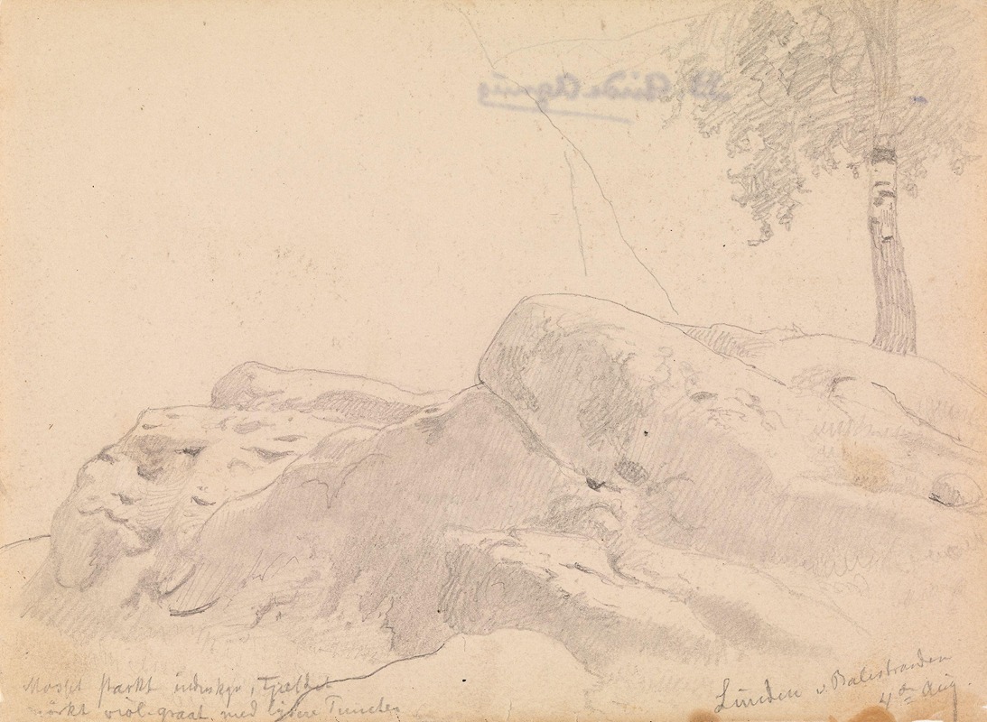 Fra Lunden ved Balestrand — Hans Gude