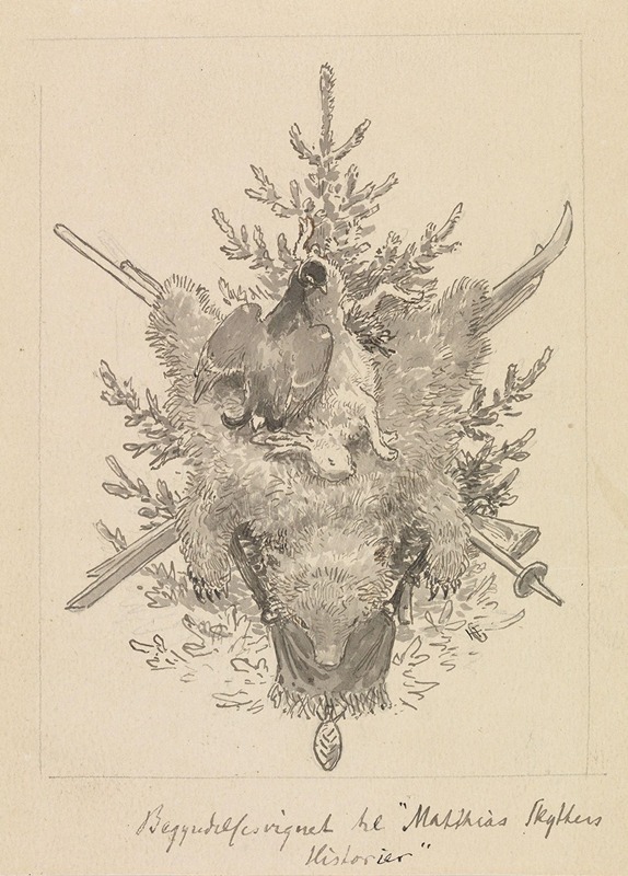 Jakttrofé by Ханс Гуде, 1878 — digital art print download