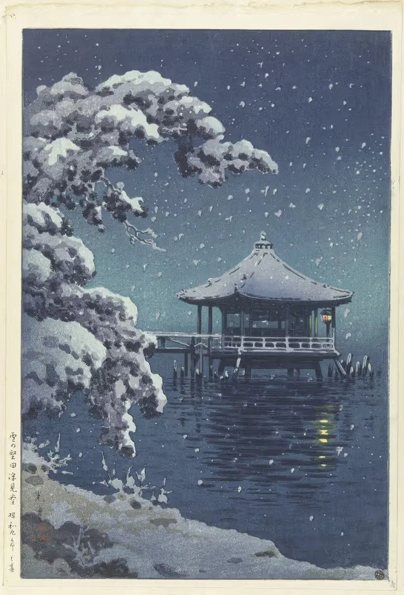Юки но Катада Укимидо by Цукия Ко̄ицу, 1934 — digital art print download