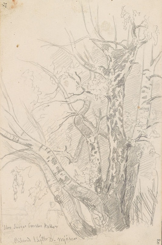 Trestudie, Billerud by Ханс Гуде, 1873 — digital art print download