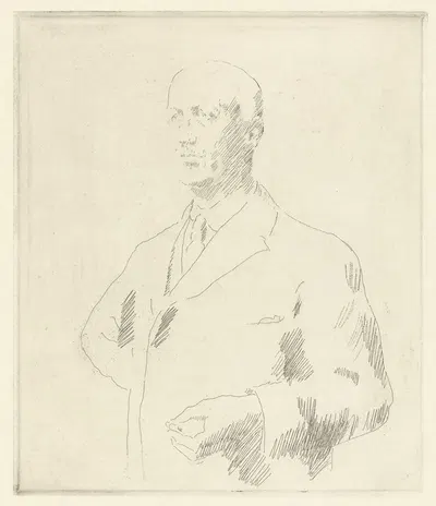 Anton Fredrik Klaveness by Хенрик Лунд, 1928 — digital art print download