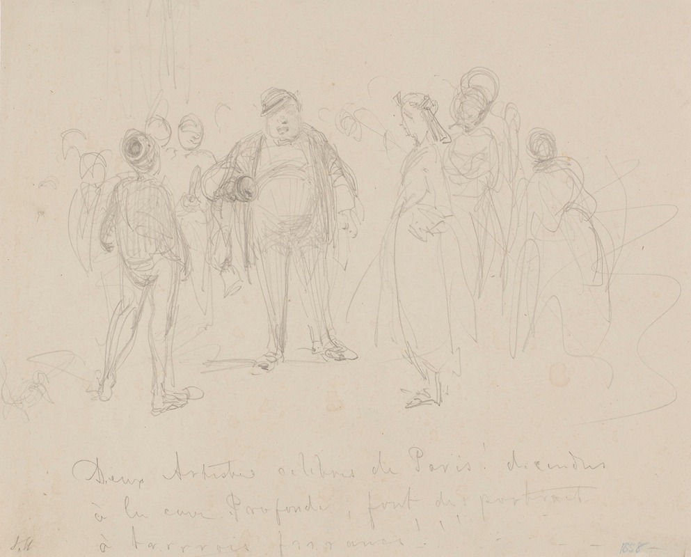 Deux Artistes Célèbres de Paris — James Abbott McNeill Whistler