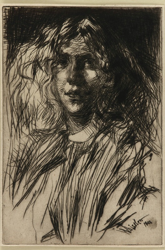 Jo by James Abbott McNeill Whistler, 1861 — digital art print download