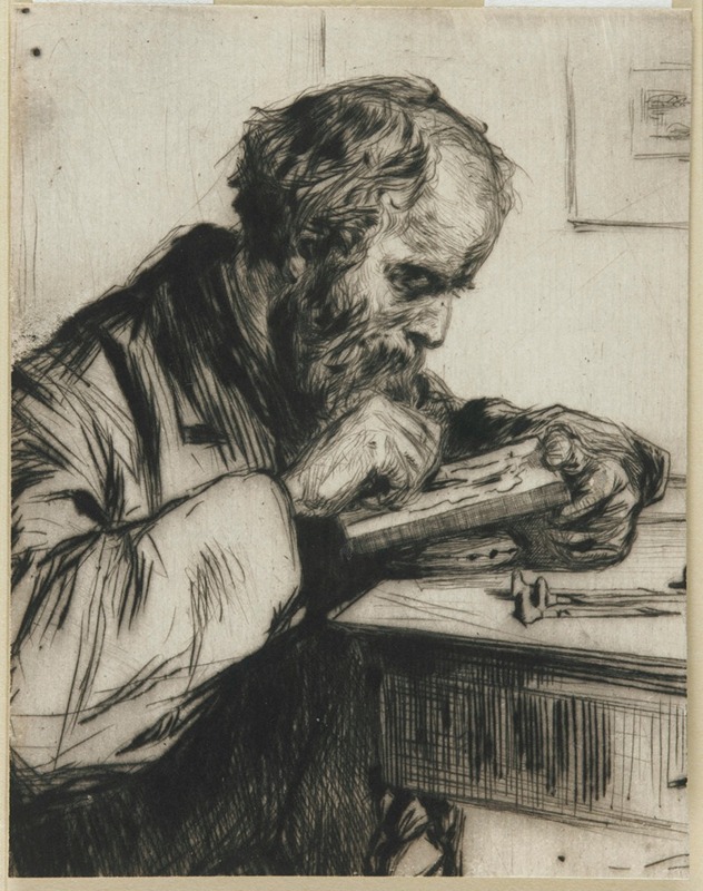 Riault (The Wood Engraver) — Джеймс Абботт МаКнилл Уистлер