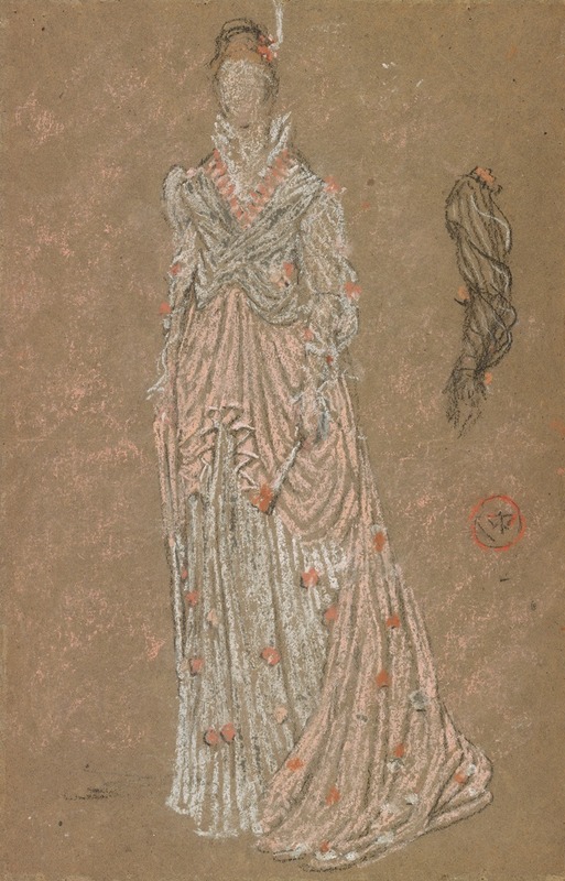 Study by Джеймс Абботт МаКнилл Уистлер, 1871 — digital art print download
