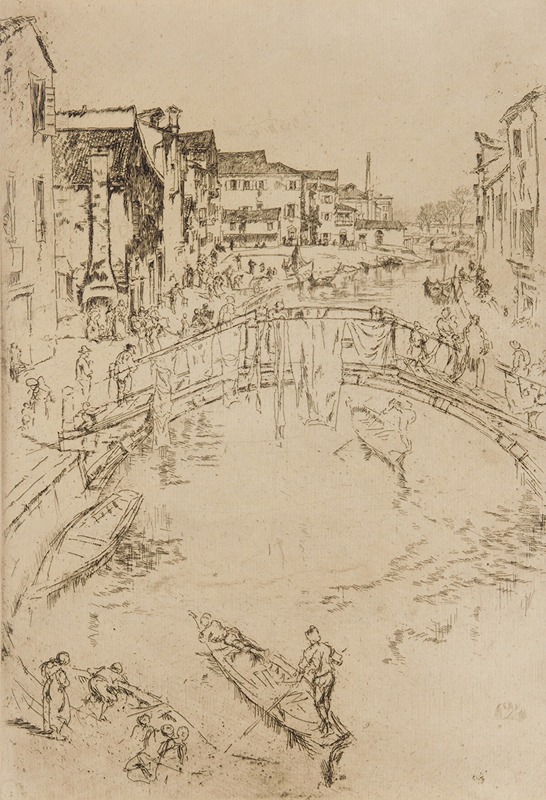 The Bridge, Santa Marta by Джеймс Абботт МаКнилл Уистлер, 1879-1880 — digital art print download