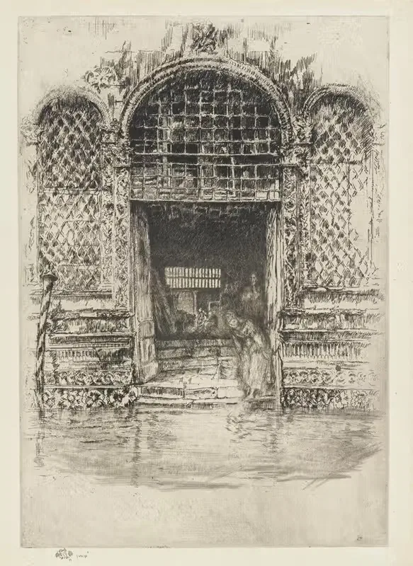 The Doorway by James Abbott McNeill Whistler, 1879-1880 — digital art print download