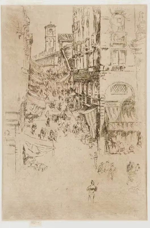 The Rialto by James Abbott McNeill Whistler, 1879-1880 — digital art print download