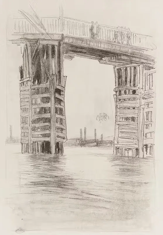 Высокий мост by Джеймс Абботт МаКнилл Уистлер, 1878 — digital art print download