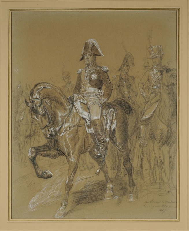 Portrait du Marechal Ney Duc, d'Elchingen by Эрнест Мейссонье, 1857 — digital art print download
