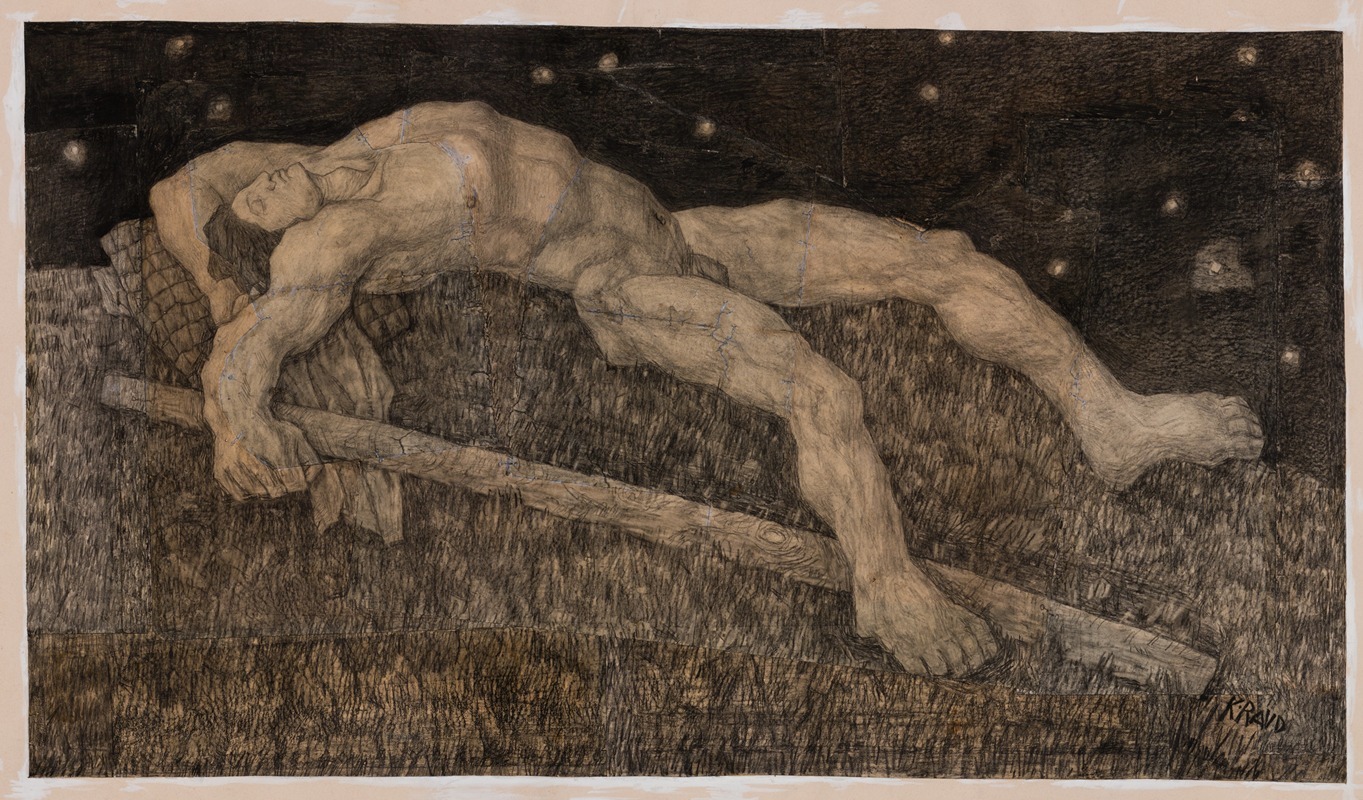 Magav Kalevipoeg by Kristjan Raud, 1933 — digital art print download