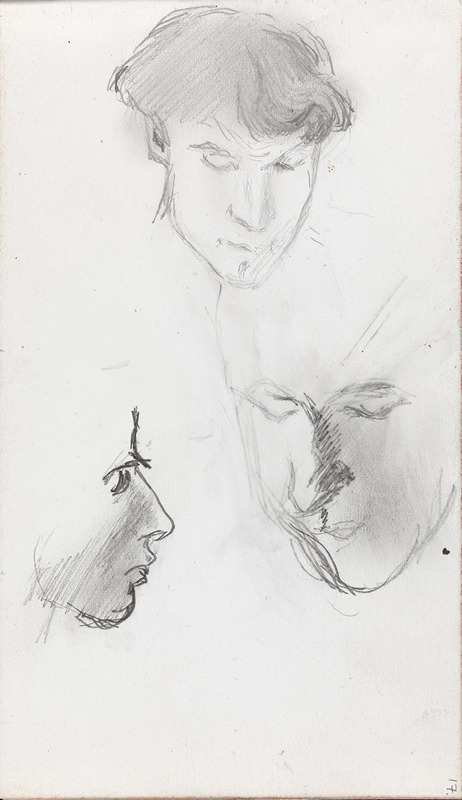 Faces by Людвиг Карстен, 1893 — digital art print download