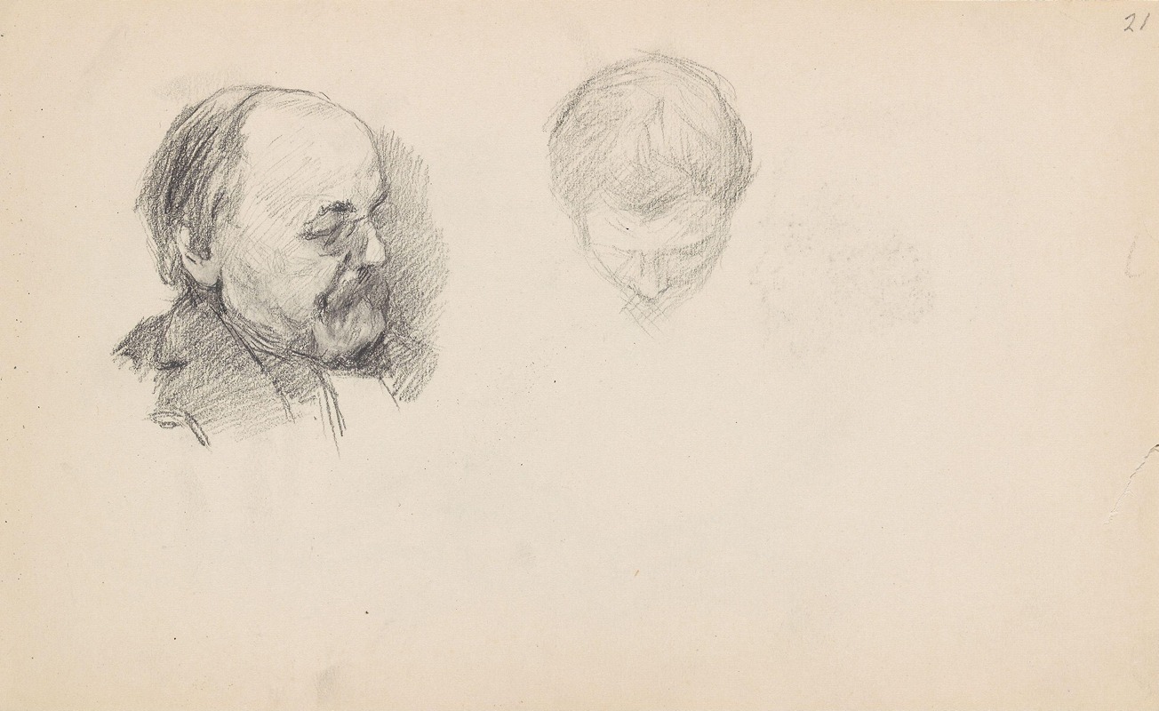 Johan Christian Ræder Scheel; Axel Scheel by Сигне Шиел, 1893 — digital art print download