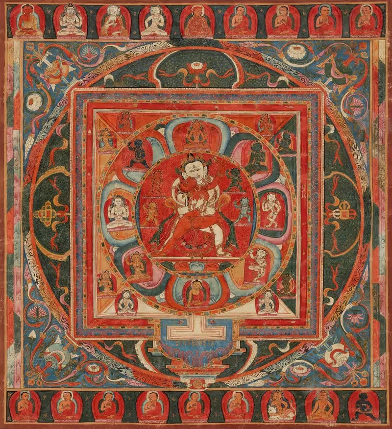 Chakrasamvara and Vajravarahi Mandala — Anonymous