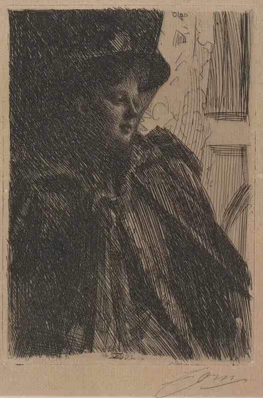Mme. Olga Bratt by Anders Zorn, 1892 — digital art print download