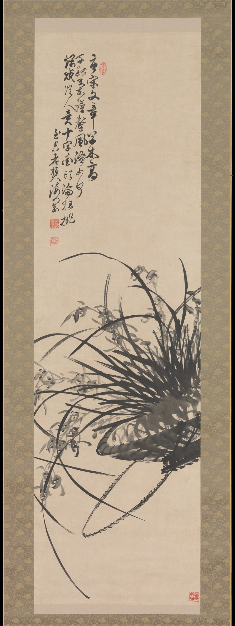 Orchids in hanging basket by Kim Gyujin — digital art print download