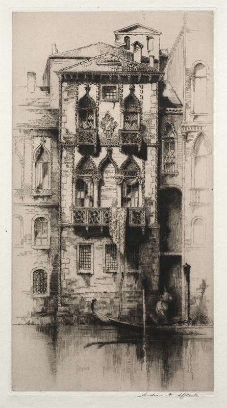 Palazzo Contanni, Venice by Andrew F. Affleck, 1920-1929 — digital art print download