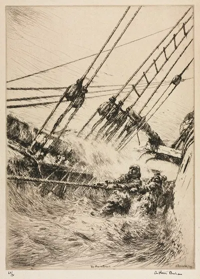 The Main Brace by Arthur John Trevor Briscoe, 1929 — digital art print download