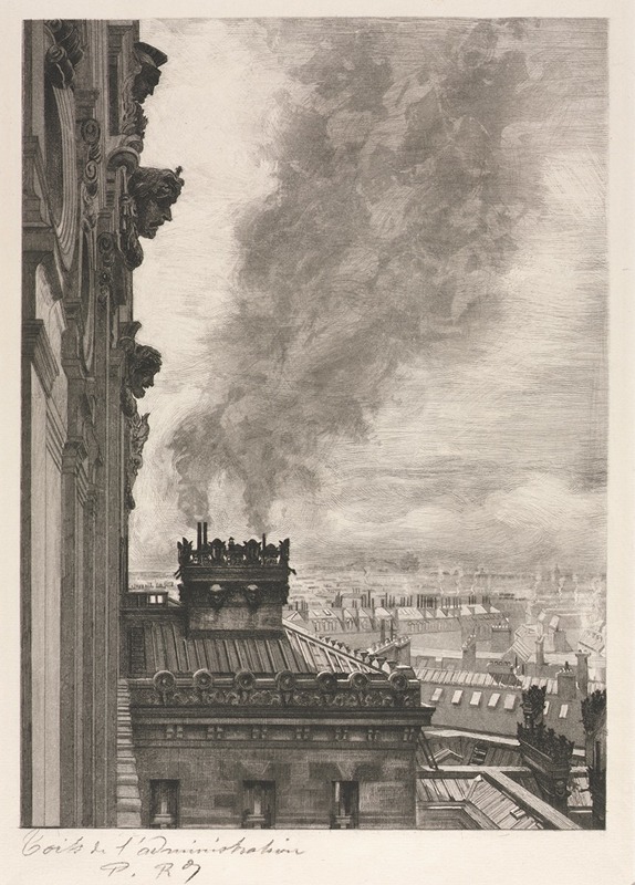 Rooftops of the Administration Building by Шарль Поль Ренуар, 1881 — digital art print download