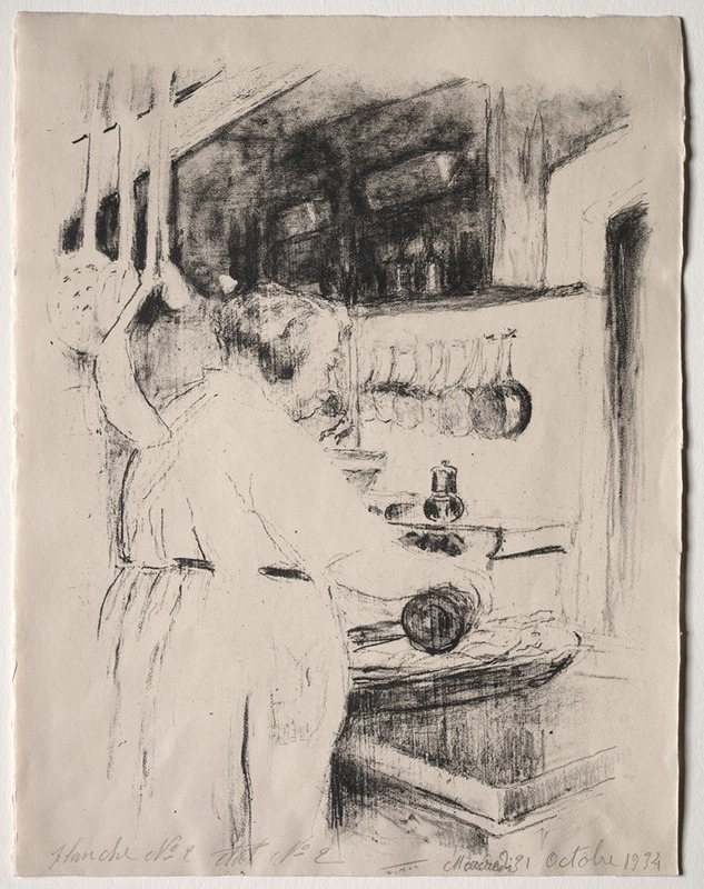 Cooking; The Cook by Эдвард Вюйяр, 1934 — digital art print download