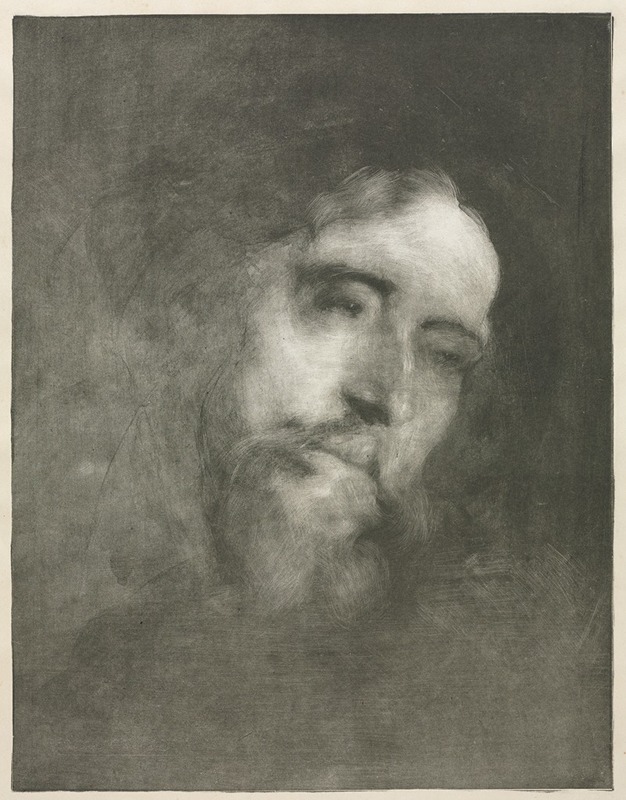 Alphonse Daudet by Южен Каррьер, 1893 — digital art print download