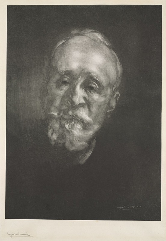 Puvis de Chavannes by Eugène Carriere, 1897 — digital art print download