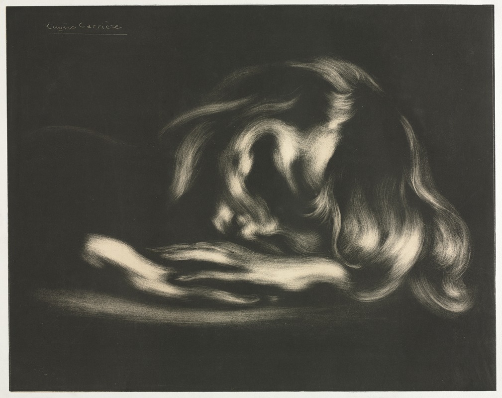 Sleep (Jean-René Carrière) by Южен Каррьер, 1897 — digital art print download