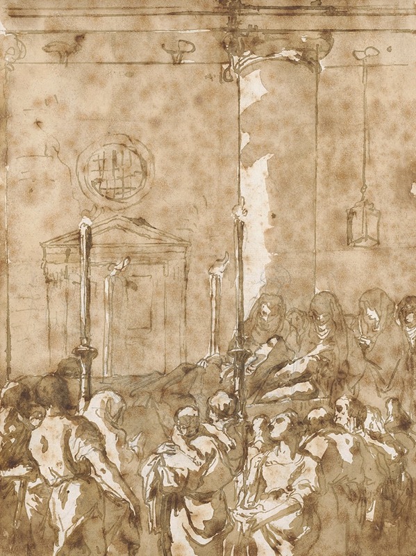 The funeral of a nun — Giovanni Domenico Tiepolo