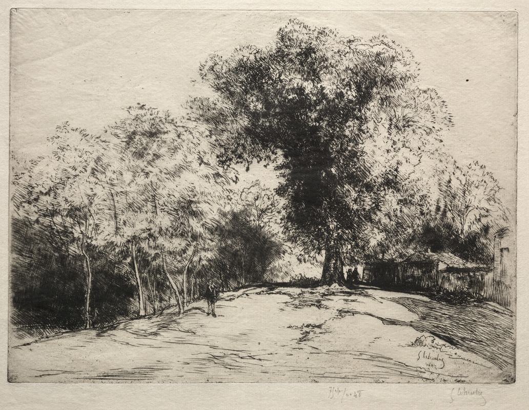 Le Chemin de ronde by Гюстав Лёотр, 1922 — digital art print download