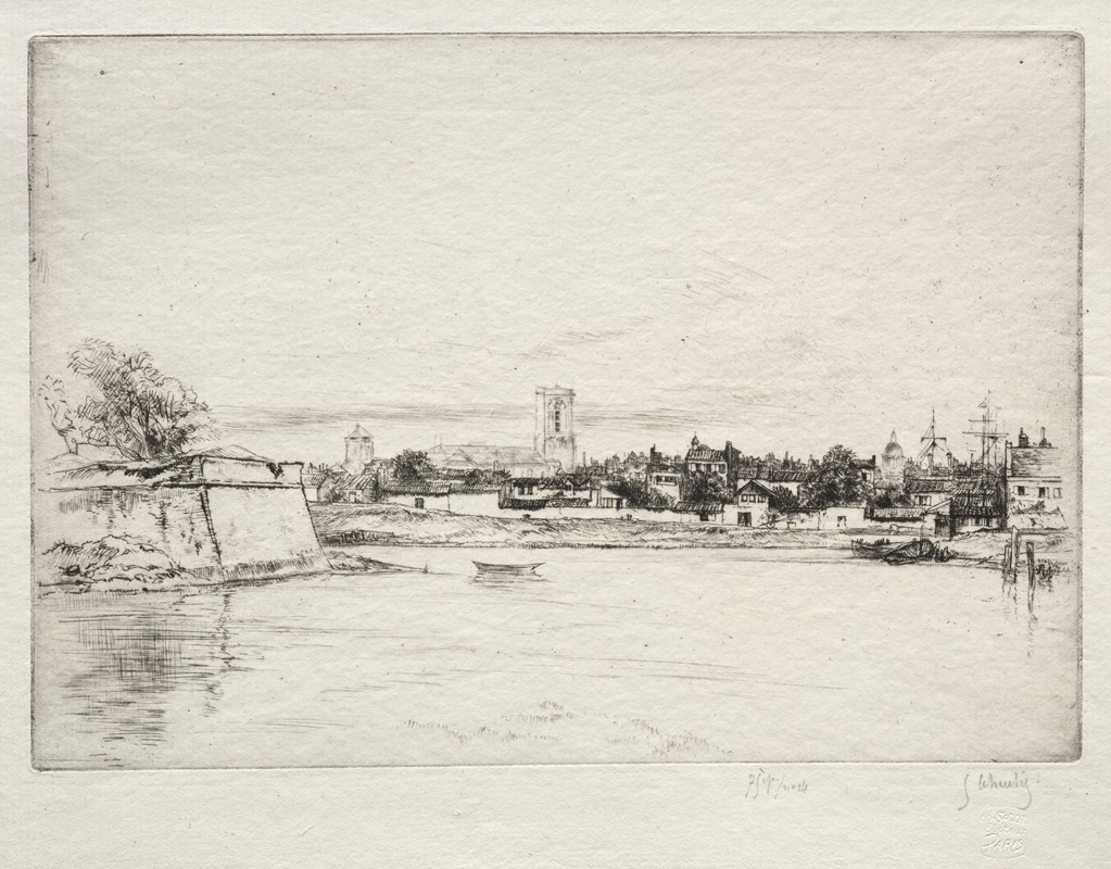 Le Petit St. Eloi, La Rochelle by Гюстав Лёотр, 1923 — digital art print download