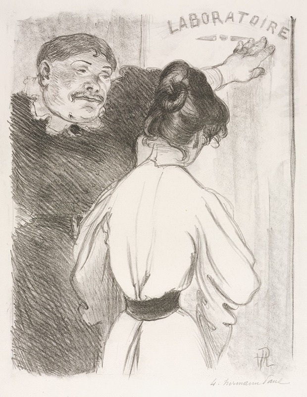 Laboratoire by Герман-Поль, c. 1900 — digital art print download
