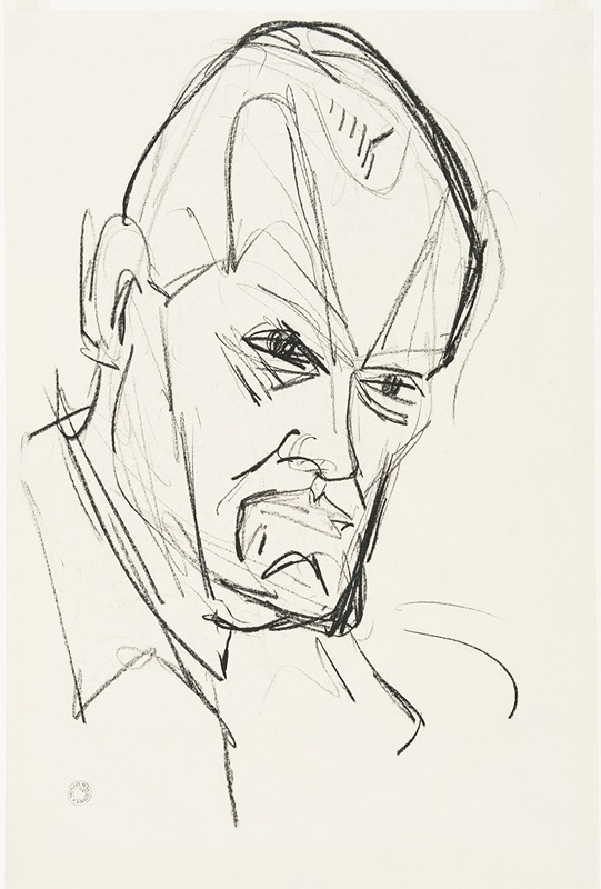 Porträt Otto Rühle by Герман Шерер, 1925 — digital art print download