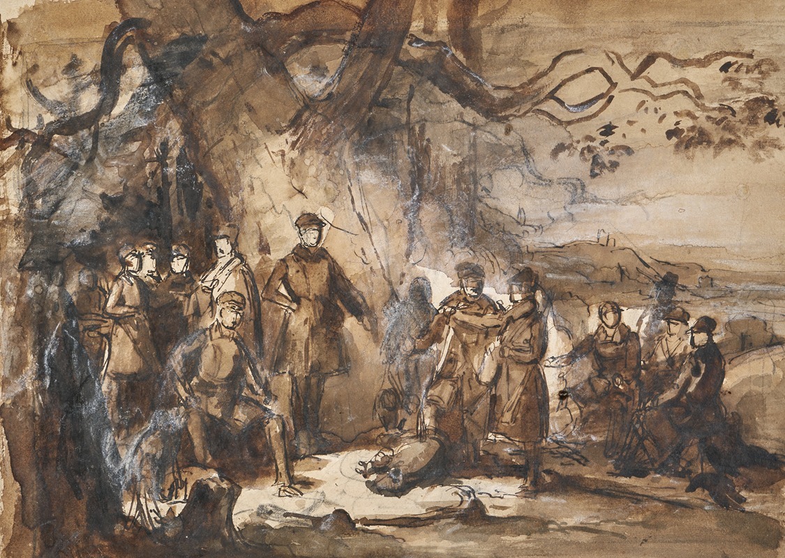 Grand ducal hunting party — Johann Baptist Kirner