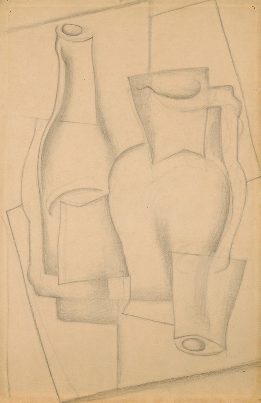 Nature morte à la cruche by Хуан Грис, 1920 — digital art print download
