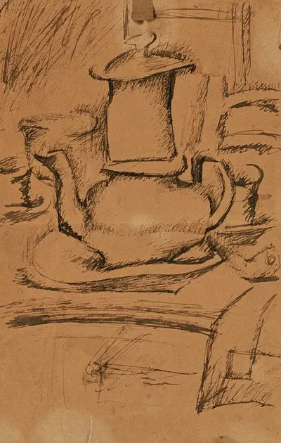Nature morte à la cafetière by Хуан Грис — digital art print download