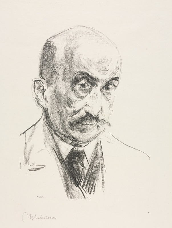 Self-Portrait by Макс Либерман, 1921 — digital art print download