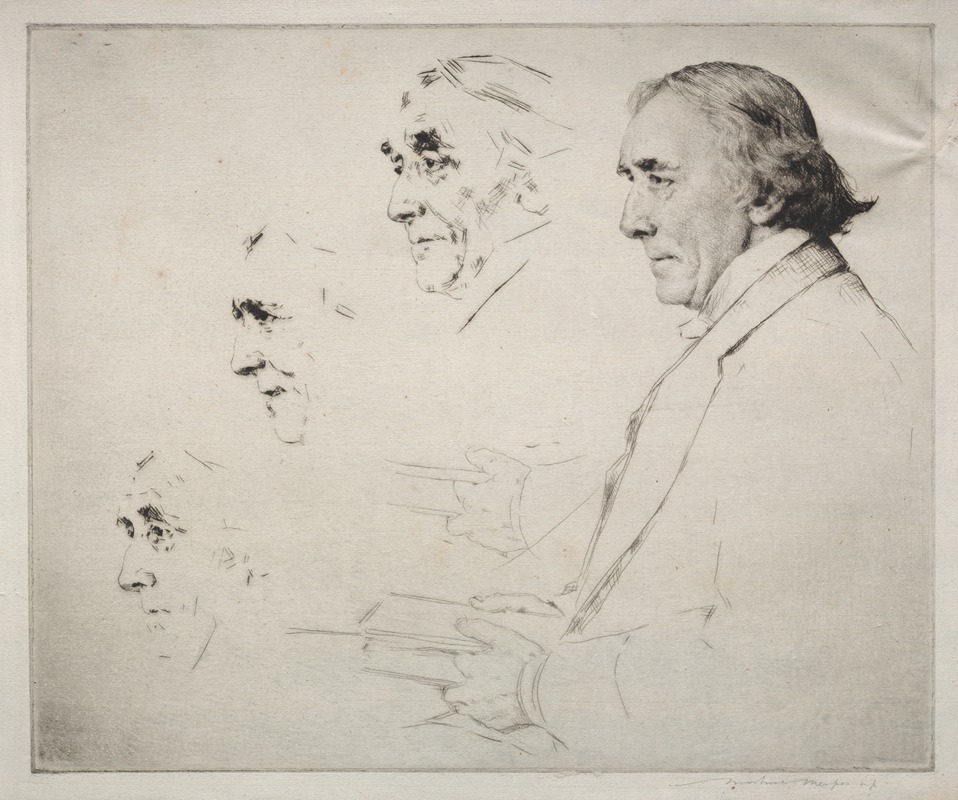 Sir Henry Irving by Mortimer Menpes — digital art print download
