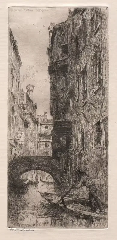 Понте дель Пистор, Венеция by Отто Генри Бахер, 1880 — digital art print download