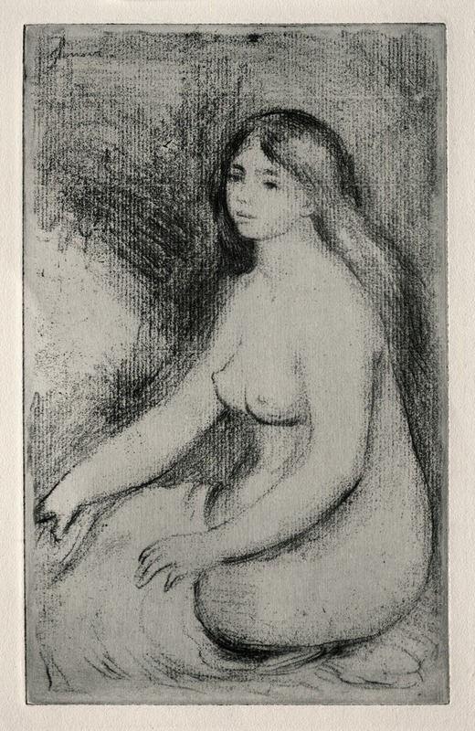 Baigneuse assise by Пьер-Огюст Ренуар, c. 1905 — digital art print download