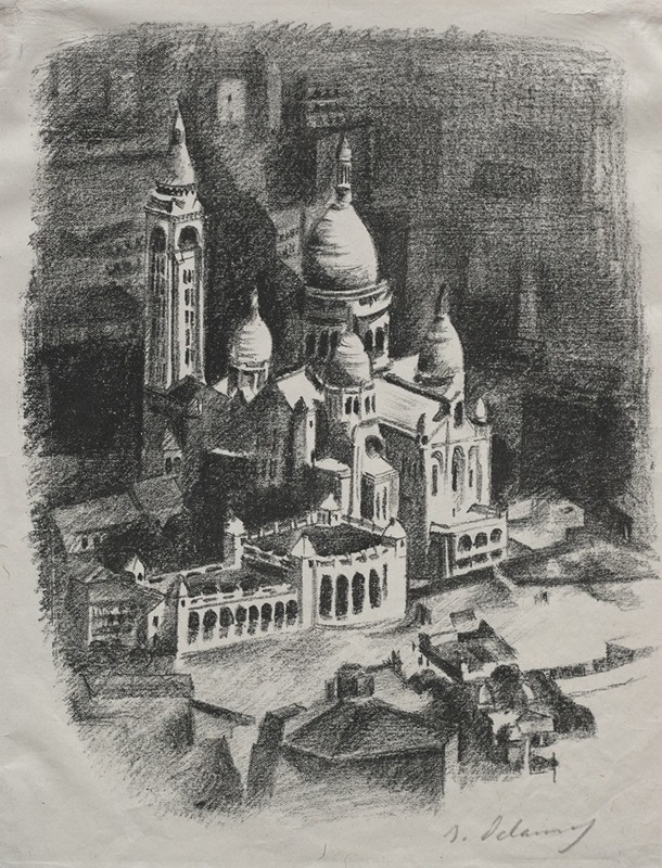 Allo Paris; Frontispiece to book by Робер Делоне, 1926 — digital art print download