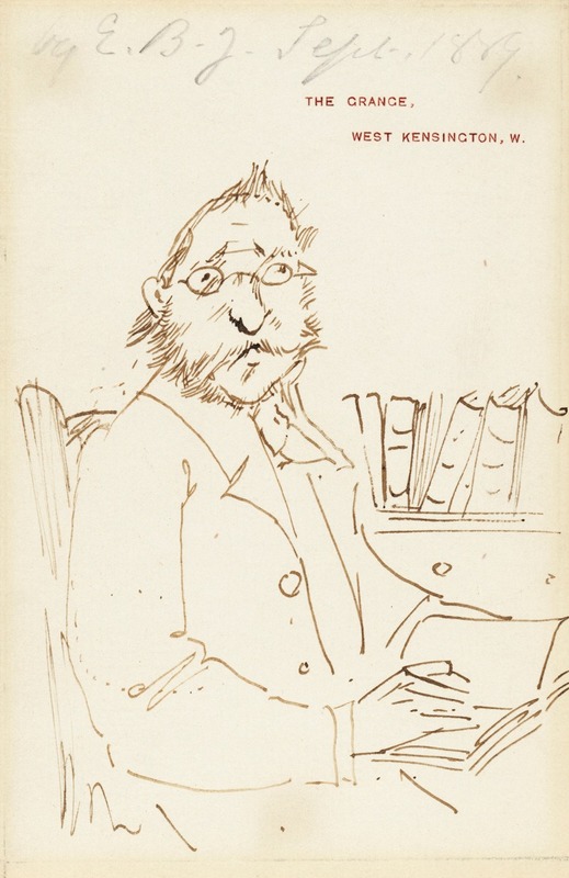 Uncle Crom (Cormel Price) by Сэр Эдвард Коли Берн-Джонс, 1889 — digital art print download